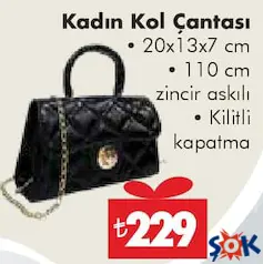 KADIN KOL ÇANTASI fiyat ve kampanya bilgisi